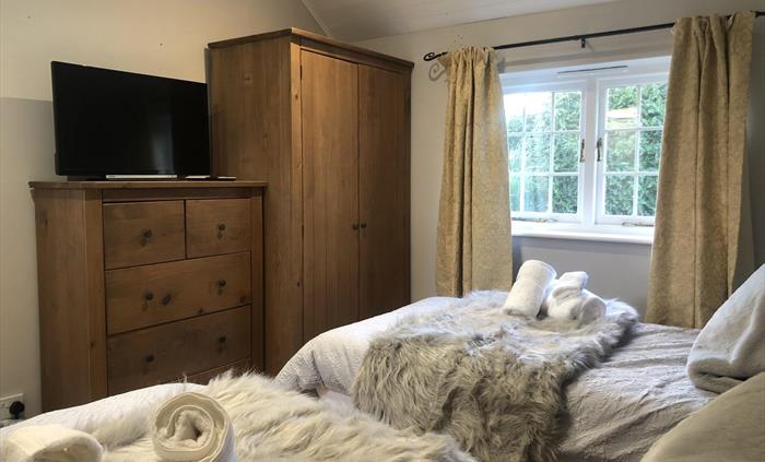 twin beds smart tv for streaming apps .